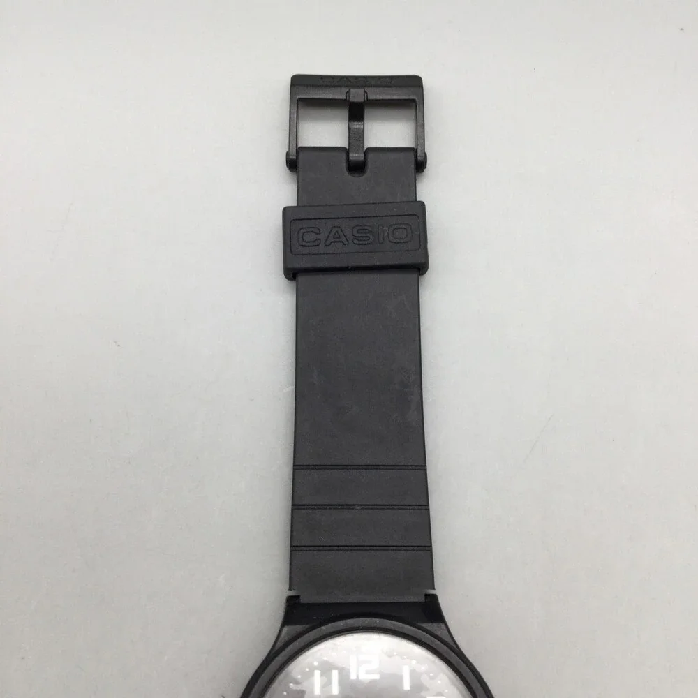 Casio MQ-24 Mens Watch 34mm Black Camo Dial Black Resin Water Resist New Battery